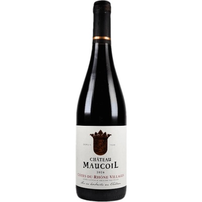 Château Maucoil Côtes du Rhône Villages BIO Cuvée suché červené 2024 14,5% 0,75 l (čistá fľaša)