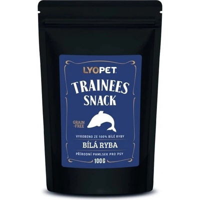 LYOPET Trainees snack bílá ryba 100 g
