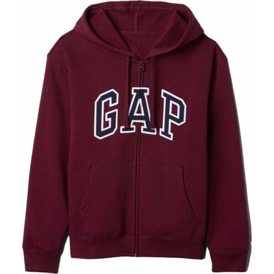 GAP V-GAP HERITAGE FZ HD dámská mikina vínová