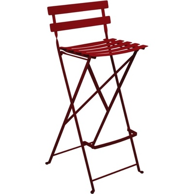 Fermob Bistro Červená kovová skládací