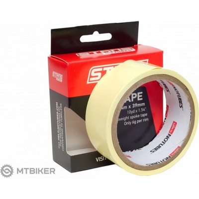 Stan’s NoTubes No Tubes páska do ráfika, žltá 10y x 39mm 9.14mx 39mm
