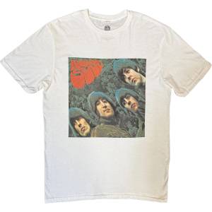 The Beatles Rubber Soul Album Cover White M Риза (BEATTEE455MW02)