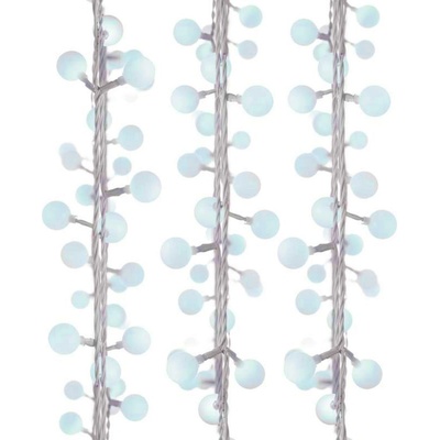 Emos D5AC01 40 LED cherry řetěz kuličky 2,5 cm 4 m venkovní i vnitřní studená bílá časovač