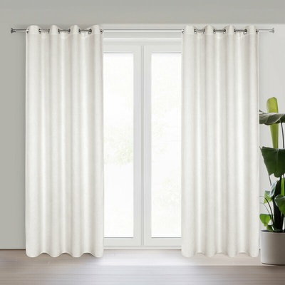 Takoy Záves ALETA jednofarebný zo šenilu 135 x 250 cm-HF-453374 | 135 x 250 cm