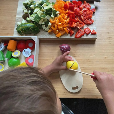 Bigjigs Toys krájecí ovoce v krabičce – Hledejceny.cz