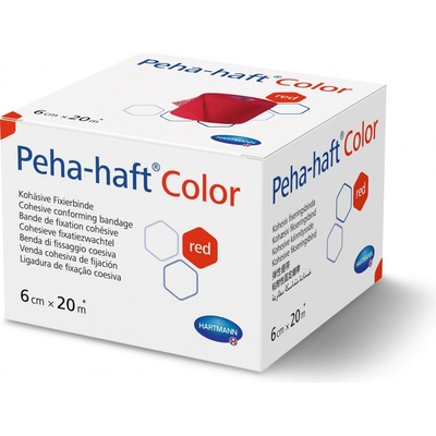 Peha-haft barva červená 6 cm x 20 m