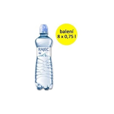 Rajec voda neperlivá 8 x 0,75 l
