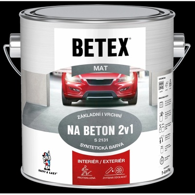Betex 2v1 na betón S2131 2 kg sivá
