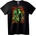 NOONEBRAND Тениска Зелено Ужасно Чудовище - 4XL, Black