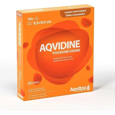 Aqvidine Povidone Iodine 9.5 x 9,5 g 10 ks