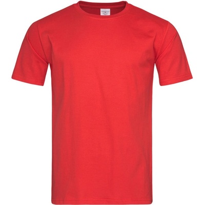 Stedman Fitted ST2010 pánské tričko krátký rukáv scarlet red