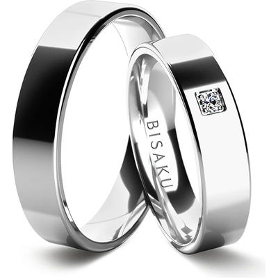 Bisaku Snubní Jacob VI BIS B00445175WG Stříbrná