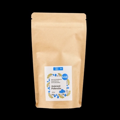 Kvitok Magická pěna do koupele v prášku Azurové pobřeží 300 g