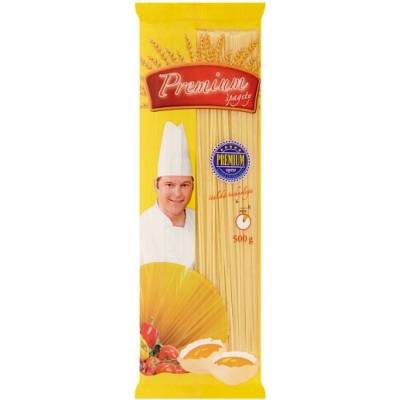 Premium těstoviny špagety vaječné 0,5 kg