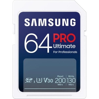 Image 1 of Samsung Pro Ultimate SDXC 64GB + Adapter (MB-SY64SB)