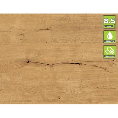 KAINDL ЛАМИНИРАН ПАРКЕТ FLOORganic ECO О275 8.5мм 33/АС5/ФУГA ПРОТЕКТ/С ПОДЛОЖКА ДЪБ УИМБЪЛДЪН (О275)