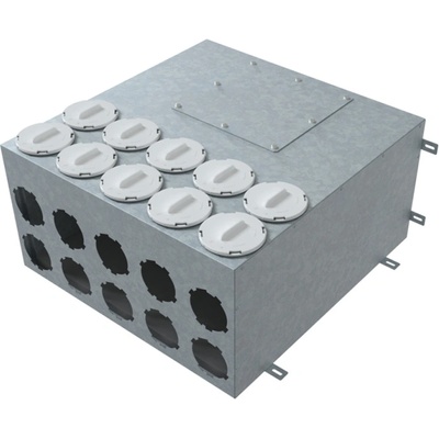 Dalap Метална разпределителна кутия за свързване на системата Flexitech Ø 90 мм с 10 извода MADB 2200 (197580)