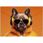 Panta Plast Калъф за документи, A5 PP, патент, 180 микрона, PANTA PLAST "Cool dog (0410-0069-60)