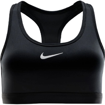 Image 1 of Nike Swoosh Women's Medium-Support 1-Piece Pad Sports Bra - Black