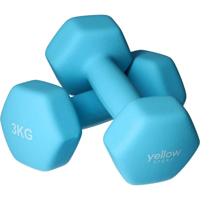 yellowDUMBBELL Jednoruční činky 3 kg