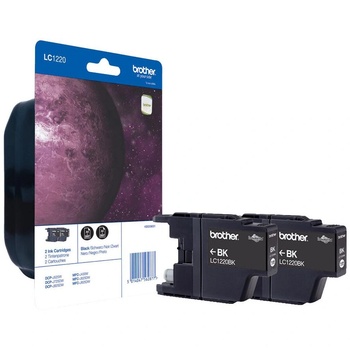 Brother LC1220BKBP2 Мастилено касета Twin Pack Черно (LC1220BKBP2)