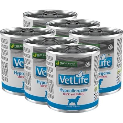 Farmina Vet Life Хипоалергенна патица и картофи за кучета 6x300 г