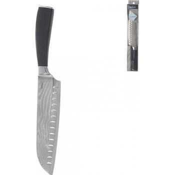 ORION Nôž kuchynský damašková oceľ pakka Santoku 18,5 cm