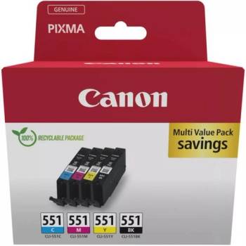 Canon Консуматив, Canon CLI-551 C/M/Y/BK Multipack (6509B015AA)
