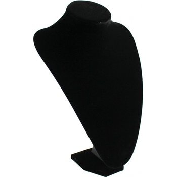 Elementrix dekolt na šperky výška 22cm čierny