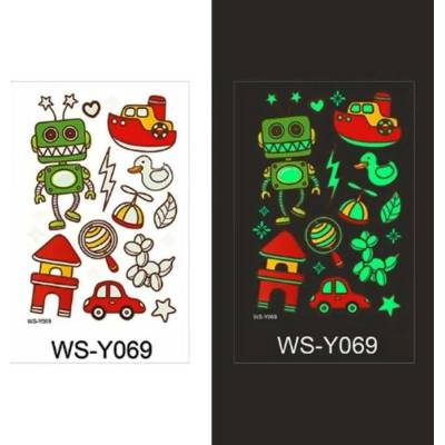 Glow Tattoo tetovací obtisky svítící ve tmě Hračky 2