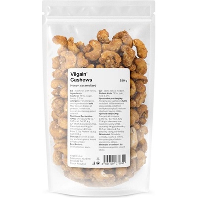 Vilgain Kešu karamelizované med 250 g