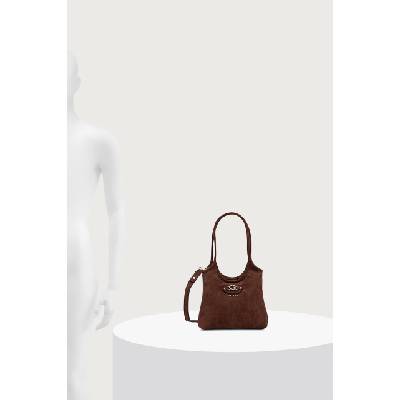 GUESS чанта crossbody дамска от имитация на велур SAMANTHA (HWSG23.13750)