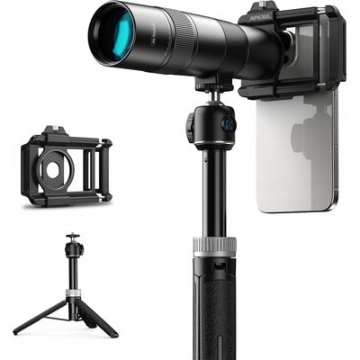 Apexel objektiv 30X HD se stativem pro smartphony a tablety