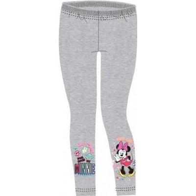 SpinMaster Dívčí zateplené zimní legíny Minnie Mouse Disney šedé