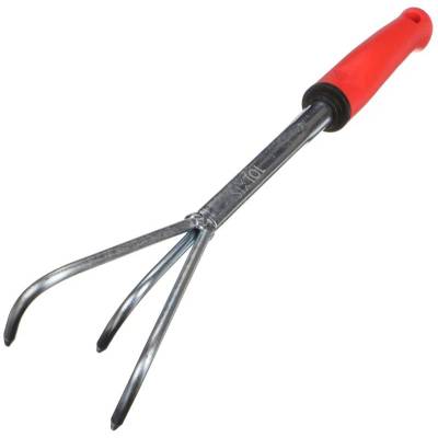 SIXTOL Ruční kultivátor, délka 360 mm, ergonomická rukojeť