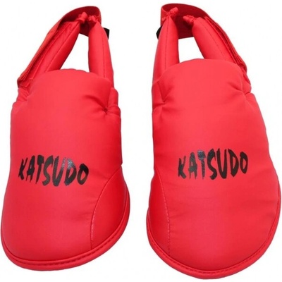 Katsudo Протектори за подбедрици LIGHT, червени (2077.KAT.LIGHT.RED)