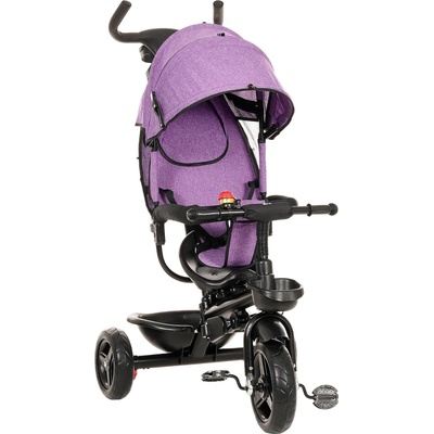 Детска триколка Zi LODI 3-в-1, светло синя - Лилав