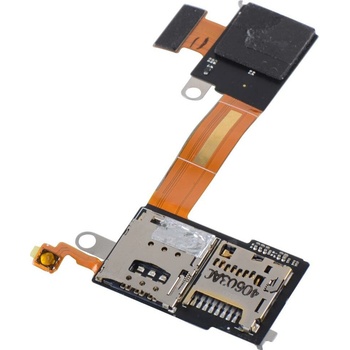 Sony D2303 Xperia M2 - Flex kabel SIM/SD karty - 78P7170002N Variant:: Flex kábel