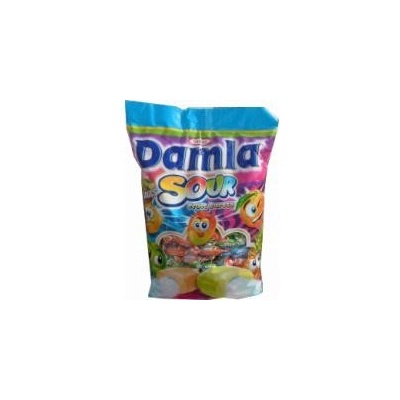 Tayas Damla Sour Fruit Bursts žvýkací bonbony s ovocnou příchutí 1 kg