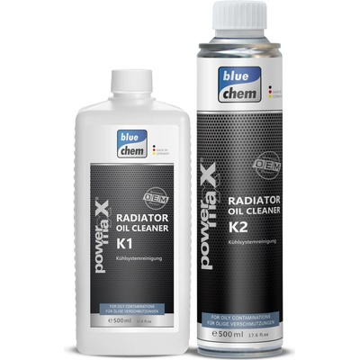 BlueChem PowerMaxx Radiator Oil Cleaner K1+K 1 l + 1 l