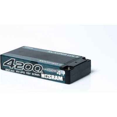 NOSRAM HV Ultra LCG Modified Shorty GRAPHENE-4.1 4200mAh Hardcase Akku 7.6V LiPo 120C/60C N999753