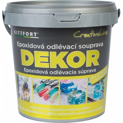 Kittfort Dekor Epoxidová živica set křišťálová 260 g