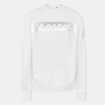 Money Block Sig Crew - White