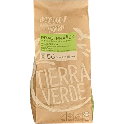 Tierra Verde Prací prášok z mydlových orechov na farebnú bielizeň 850 g
