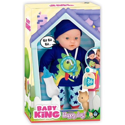 LOKO Toys LT Кукла Baby King с биберон и 36 звука