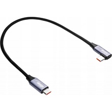 Akyga AK-USB-53 USB 2.0, USB C vidlice,USB C úhlová zástrčka