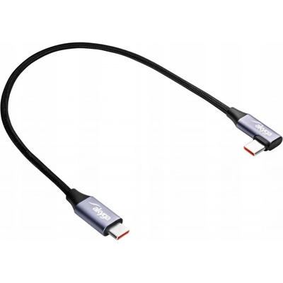 Akyga AK-USB-53 USB 2.0, USB C vidlice,USB C úhlová zástrčka