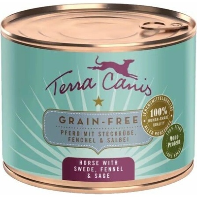Terra Canis Grain-free Horse with swede fennel & sage 200 g