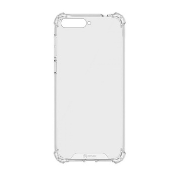 Roar Пластмасов калъф за телефон Huawei Y6 (2018) Roar Armor (силиконова рамка, средна устойчивост на удар, ъгъл с въздушна възглавница) Прозрачен (5996457794737)