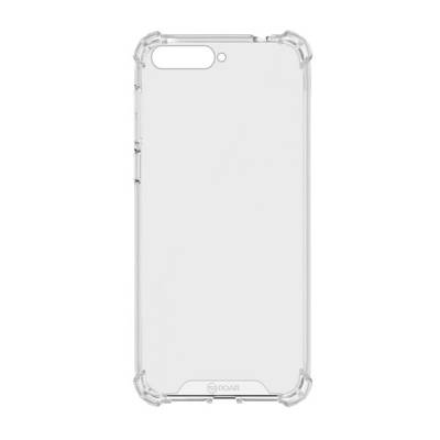 Roar Пластмасов калъф за телефон Huawei Y6 (2018) Roar Armor (силиконова рамка, средна устойчивост на удар, ъгъл с въздушна възглавница) Прозрачен (5996457794737)